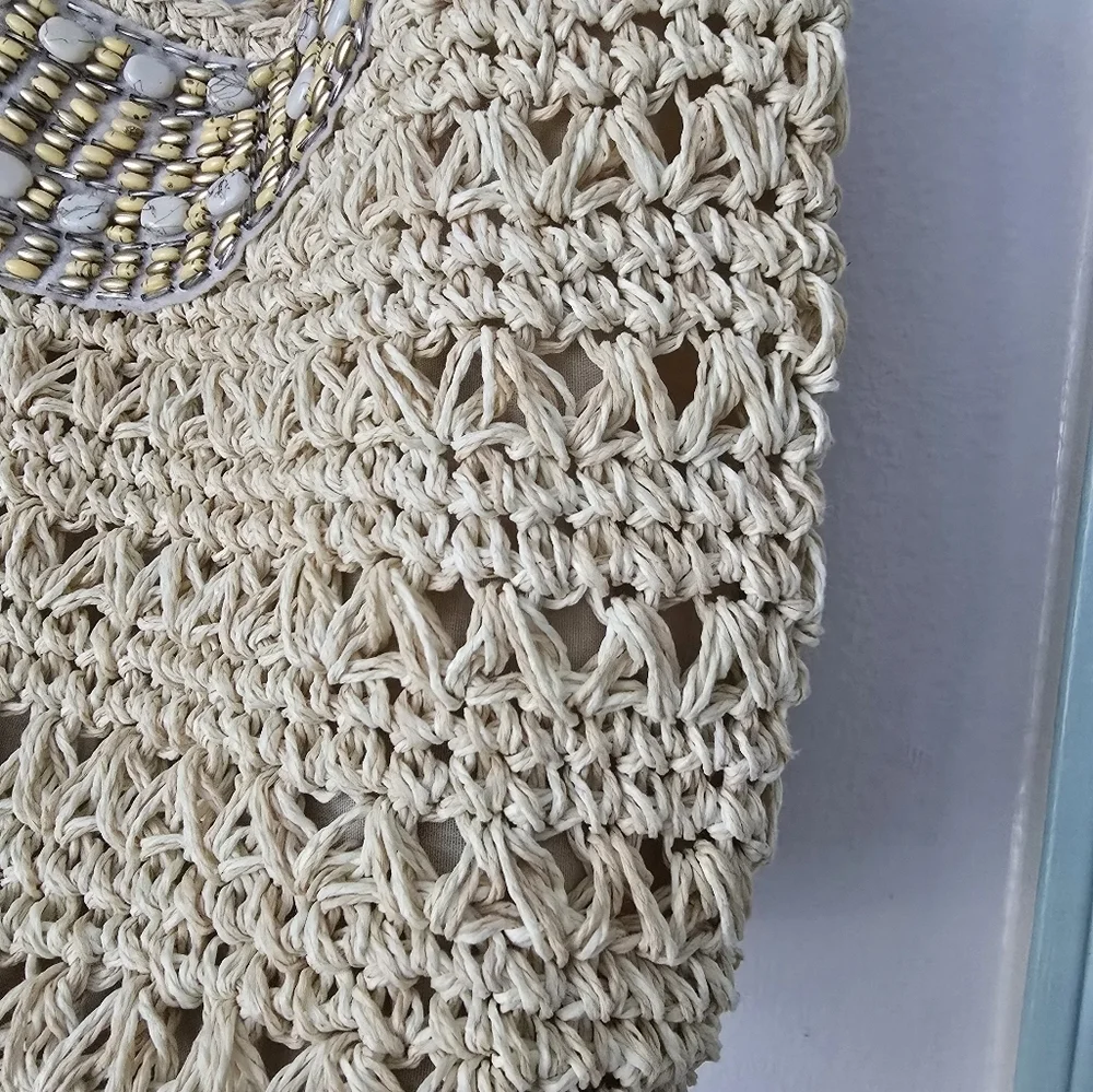 Sun N’ Sand Luna Sea Hobo Handbag Natural